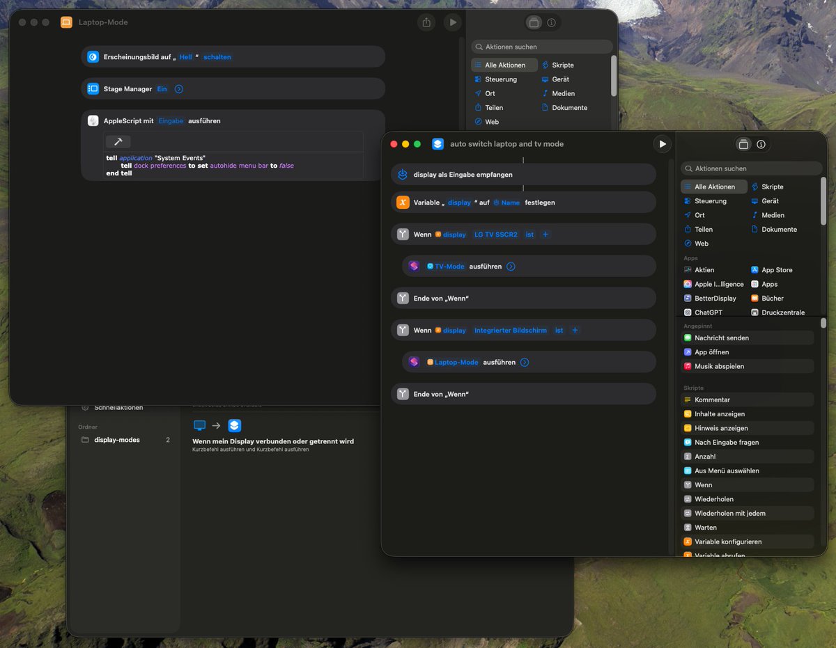 drefrajo's tweet image. Finally started experimenting with Siri Shortcuts: it takes some getting used to but then it's actually quite powerful.
You can also use some LLMs, and the automations can even run when the Mac is currently locked.