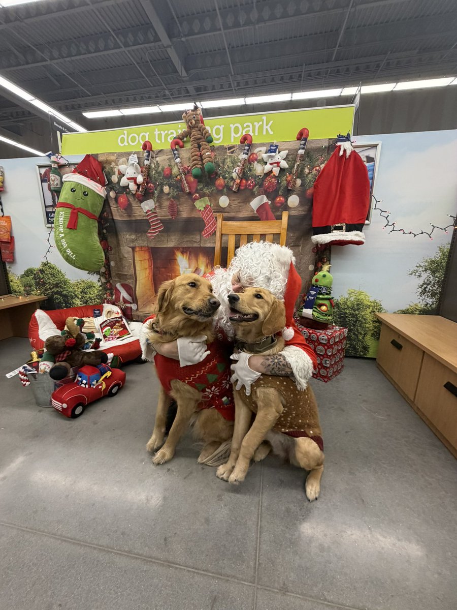 JoshRuble's tweet image. In the words of @alex_frostwolf 

OH MY GOODNESSS

Cosmo and Wanda saw Santa today