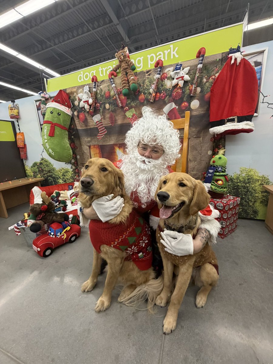 JoshRuble's tweet image. In the words of @alex_frostwolf 

OH MY GOODNESSS

Cosmo and Wanda saw Santa today