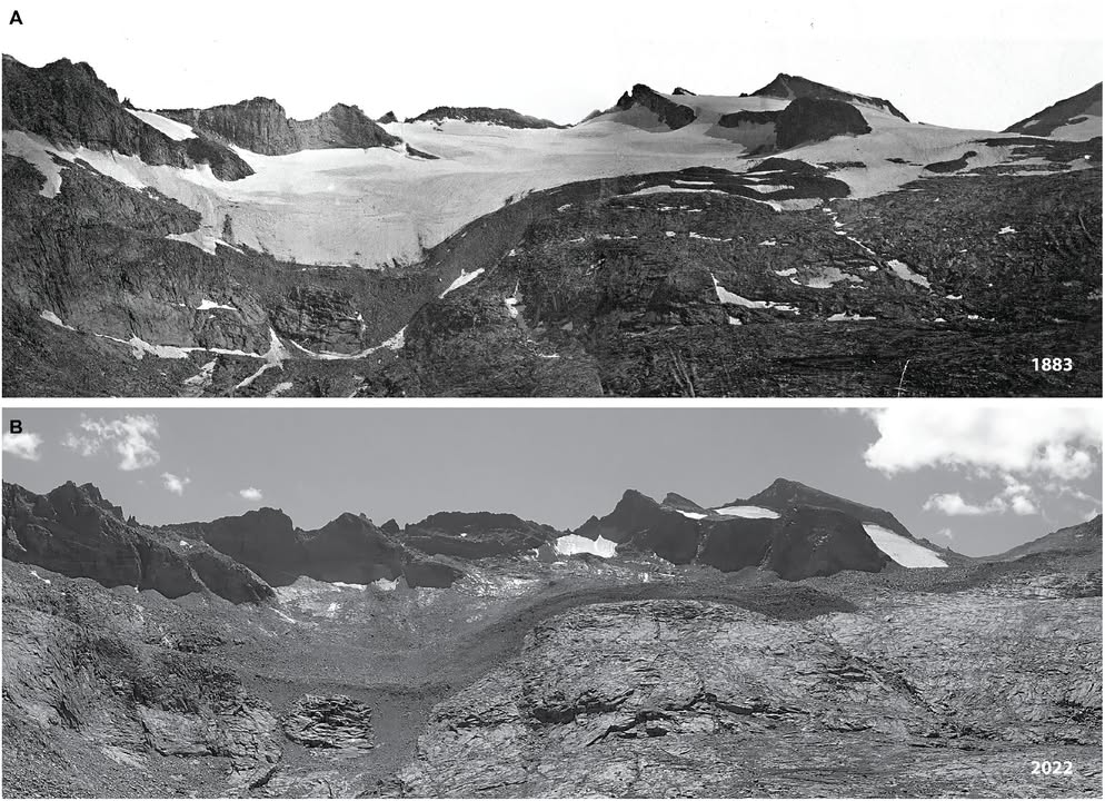 ScienceMagazine's tweet image. The Sierra Nevada’s glaciers—now projected to disappear by 2100 CE—have never before vanished throughout human history in the Americas. 

Learn more in @ScienceAdvances: scim.ag/4nvULqr
