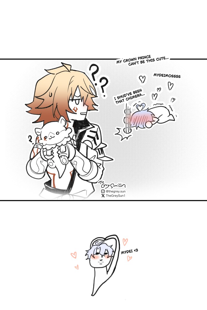 My crown prince can't be this cute ~👀 
#phaidei #hsr