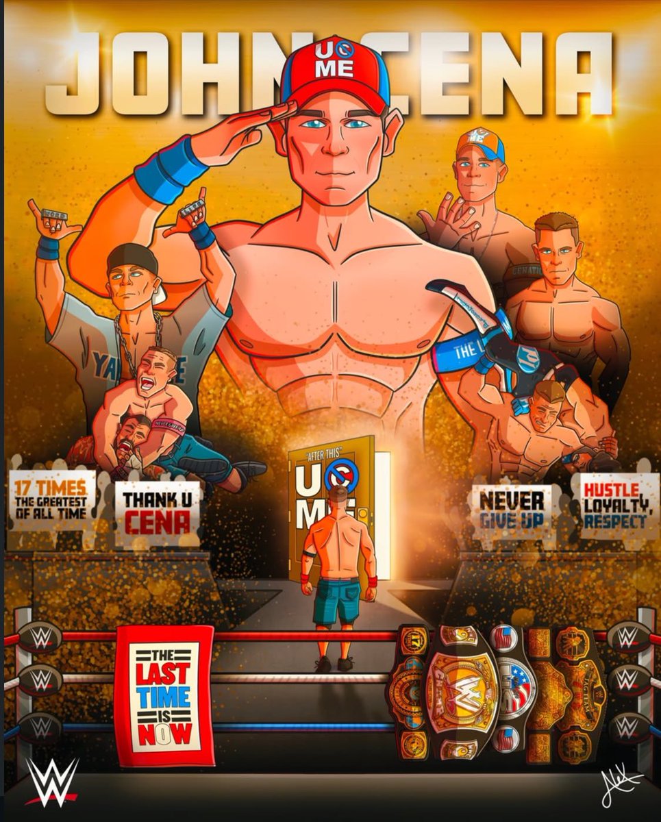 The Champ is here. 

#ThankYouCena #SNME