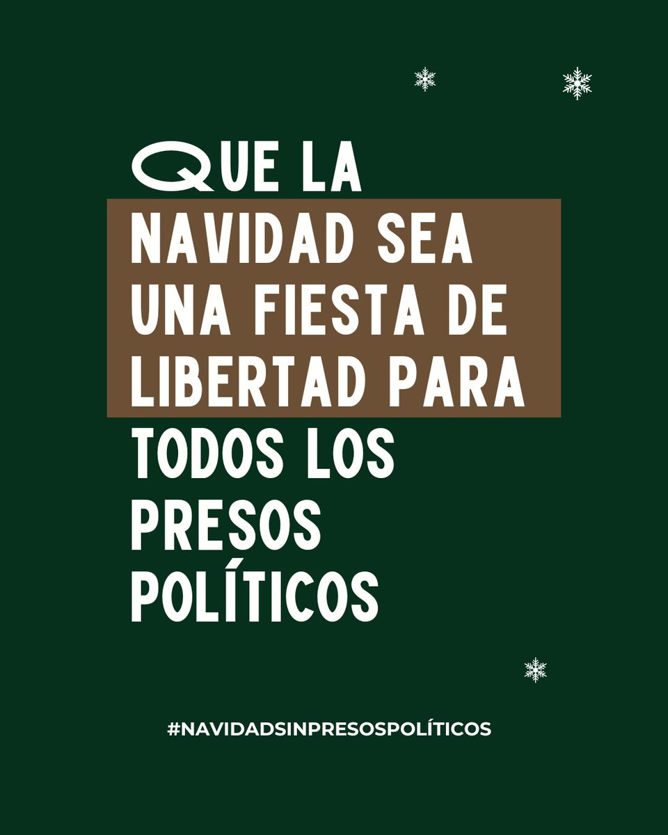 clippve's tweet photo. Alzar la voz es urgente. Exigimos medidas inmediatas para que las personas detenidas injustamente en Venezuela puedan volver a casa y reencontrarse con sus familias. #NavidadSinPresosPolíticos