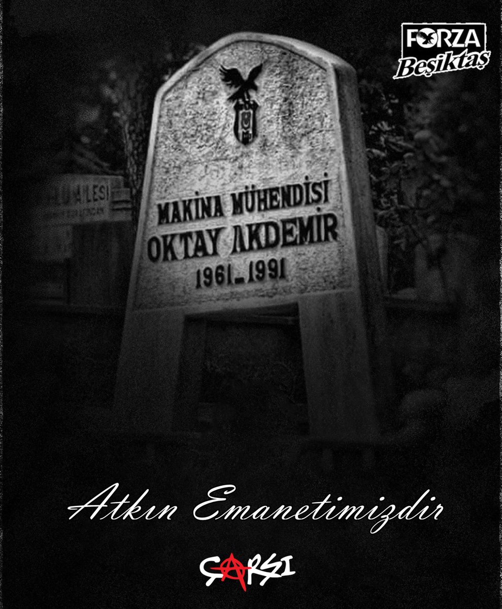 forzabesiktas's tweet photo. Vefatının 34. yılında Mühendis Oktay Akdemir’i saygıyla ve rahmetle anıyoruz.

Bizler kimiz, bilirsiniz Mühendisin kardeşleriyiz
Atkın Emanetimizdir

#ForzaBeşiktaş #çArşı https://t.co/tzJyYhL6MZ