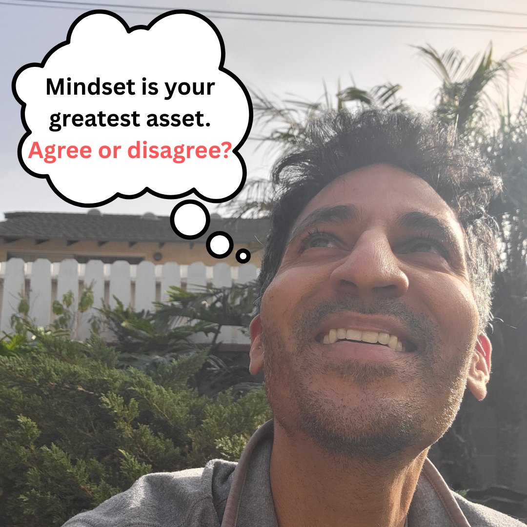 sunnisukumar's tweet photo. Mindset is your greatest asset. Agree or disagree? https://t.co/fpxkTAp6rm