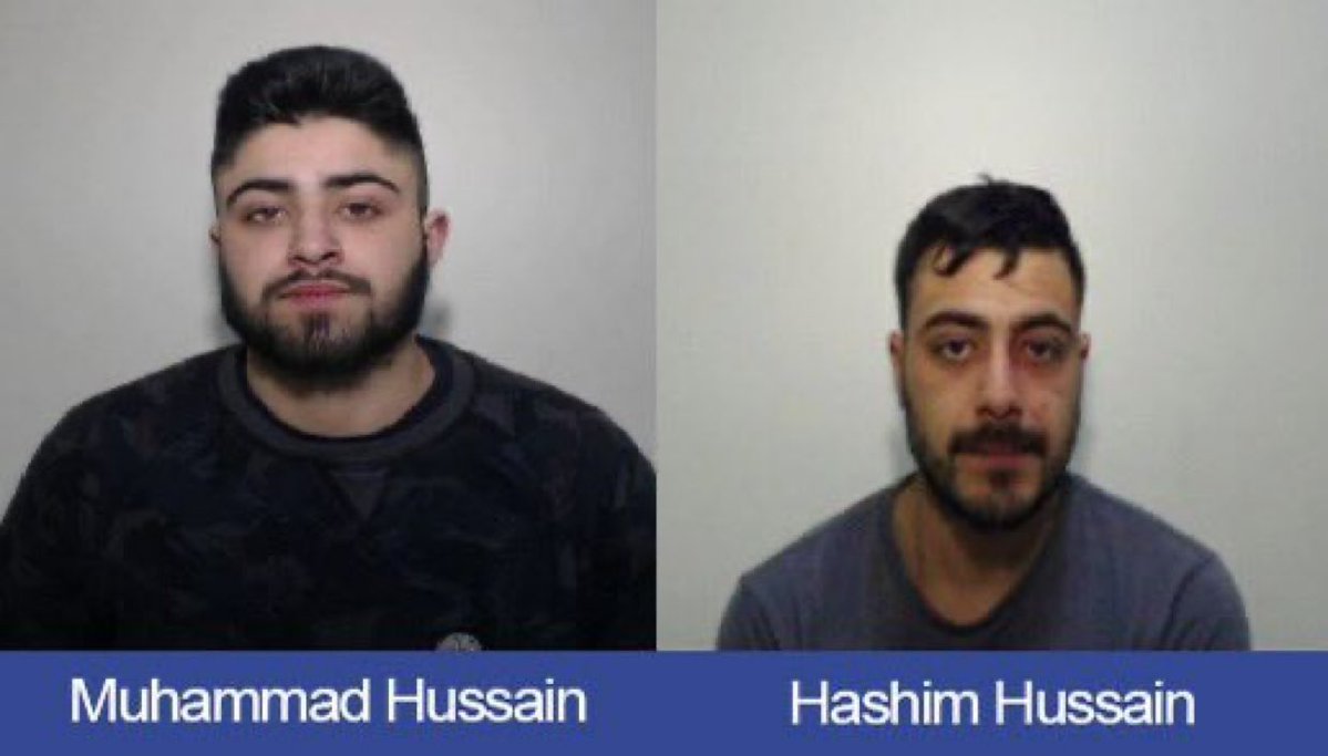 They’re Brothers 

They’re Cousins 

They’re Rapists 

They say they’re Good Muslims 

Two brothers from Bury have been jailed for over 10 years after being found guilty of a total of eight child sex offences against two teenage girls.

Muhammad and Hashim Hussain, aged 20 and 24