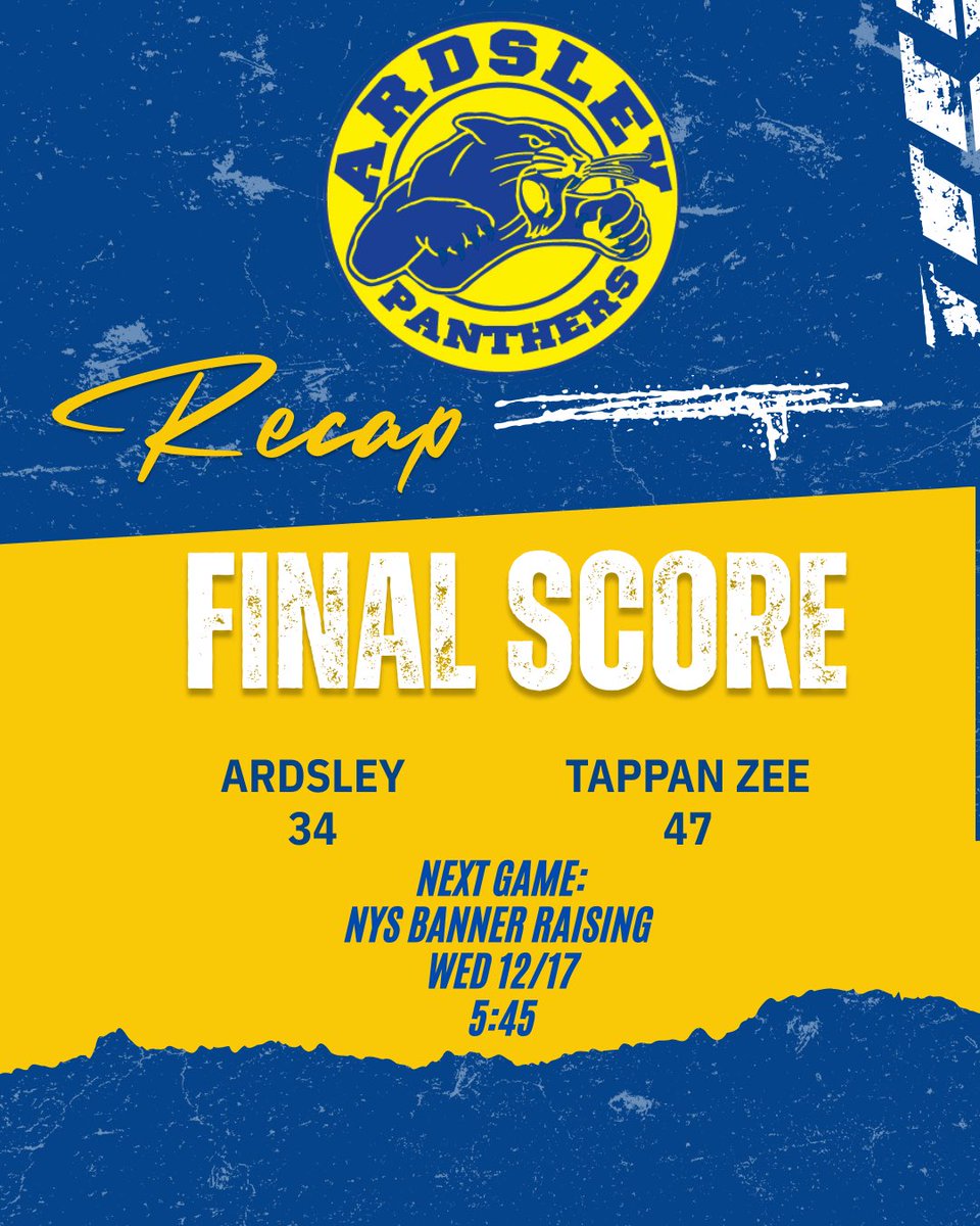 GirlsHoopsAHS's tweet photo. Hard fought game vs a well coached and talented TZ team. 

Madison Bortstein - 18
Dylan Paley - 7
Lily Tiernan - 6
Elise O’Brien - 3

Come out and support us vs Nanuet this Wednesday at 5:45 as we raise our New York State Banner!

@lohudsports @KDJmedia1 https://t.co/Rsxdbul2Ir