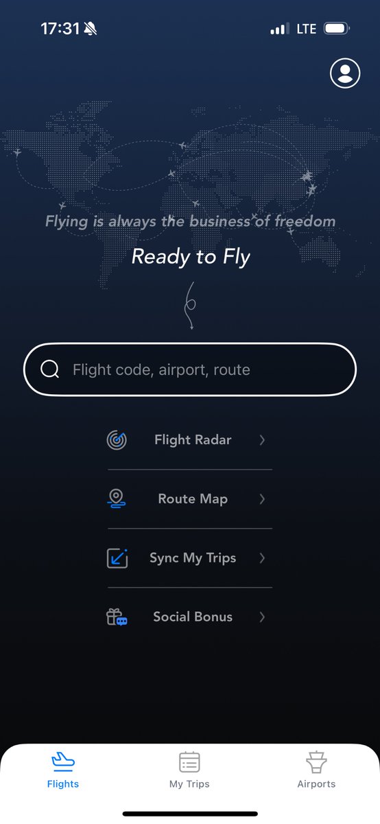 SpikeTurnpike's tweet photo. Finally we got the English version of my favorite flight app. 👍@nextflyapp https://t.co/PPSIMqJtGe