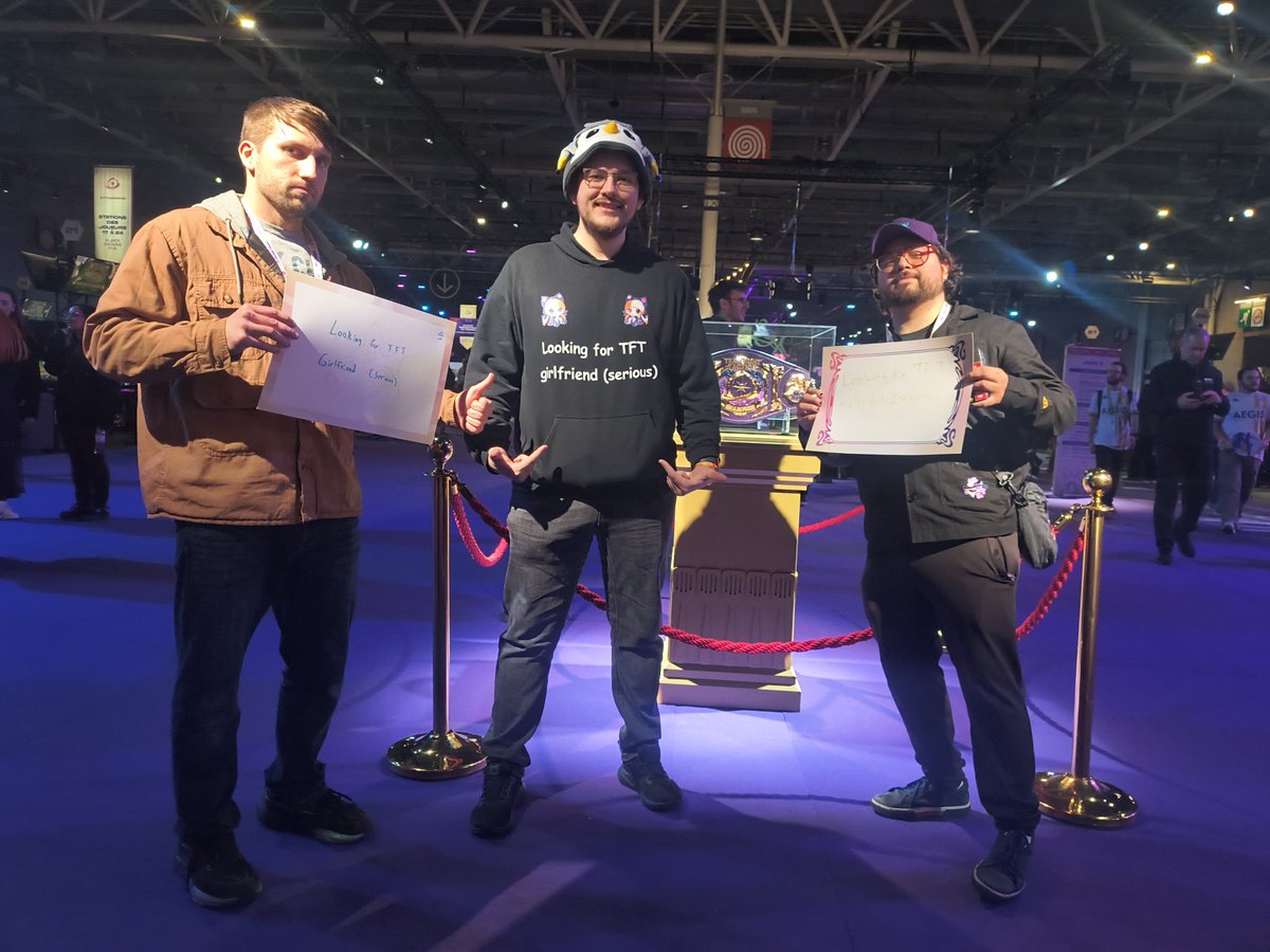 Looking for TFT girlfriend ( we are serious)

#TFTParisOpen