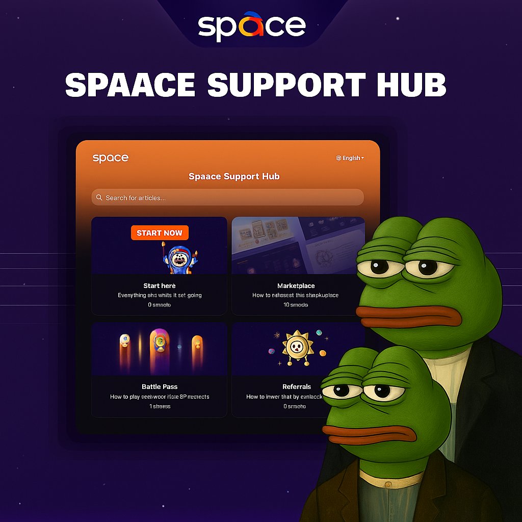 🌄the <a href="/spaace_io/">Spaace 🟠</a> has announced that their brand-new support hub is now live.

✨overall, it has turned into a great tool for accessing all market-related information from a single source. 

✨instead of reaching scattered information, you can find answers to all your questions