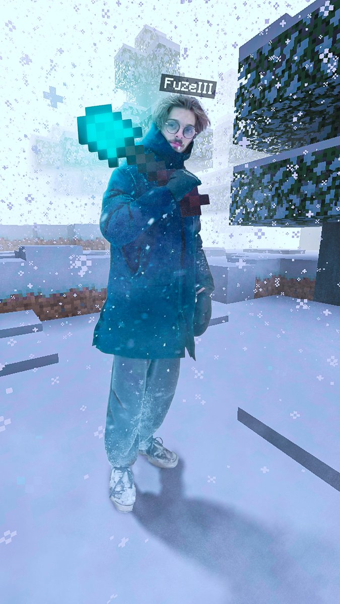 AzVegetkGraph's tweet image. 🎨 Petit photomontage de fan de @FuzeIII 
(ça lui vas bien la petite pelle sur son épaule)