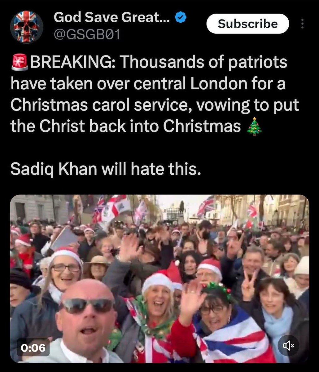 Guramitsingh01's tweet image. Sadiq Khan has seen this beautiful representation of the Christian faith in London today and called it a racist far right violent event. Once again hes shown the world what a lieing peice of shit he is. Merry Christmas everyone ❤️🙏🏽