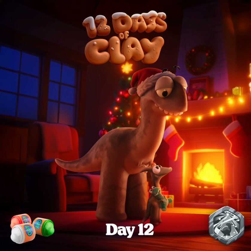 🎄
What an incredible ride! <a href="/Claynosaurz/">Claynosaurz</a>
nailed it with 12 Days of Clay – daily surprises, epic giveaways, and pure herd energy that brought us all closer. Best holiday event in web3, hands down. Can't wait for what's next! Thank you legends 🦖❤️‍🔥🌋
#12DaysofClay #Claynosaurz