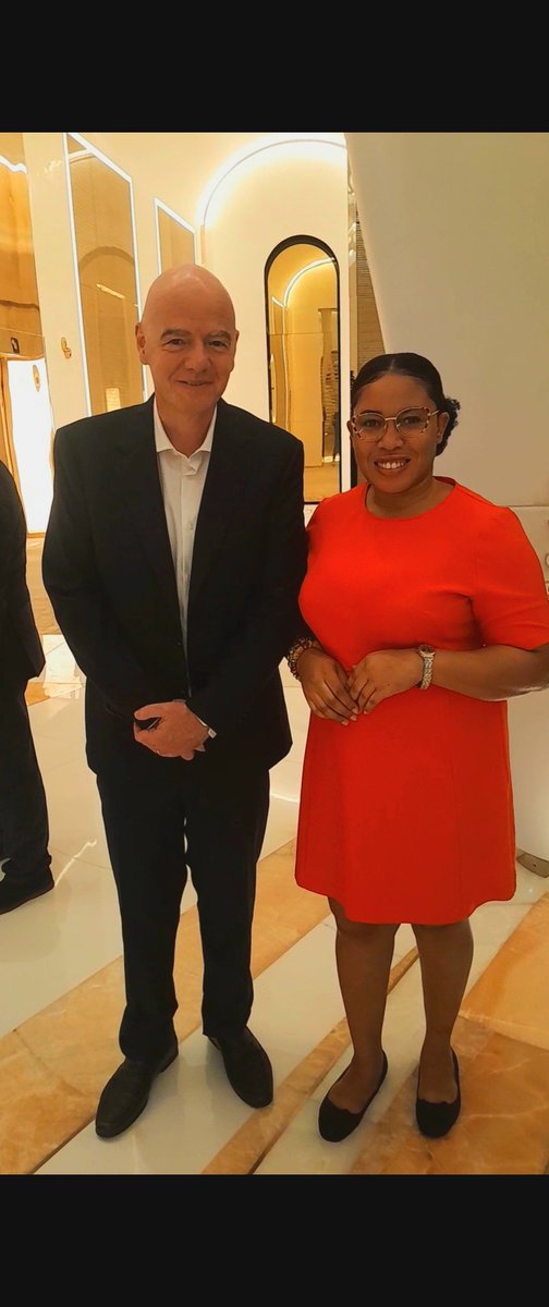 aluweiteme's tweet photo. It's a great honour and a real pleasure meeting with FIFA president Gianni Infantino.

#FIFAWorldCup 
#FIFAWorldCup2026 
#UnitedNations 
#UoPeople https://t.co/z6NKvE0MR2