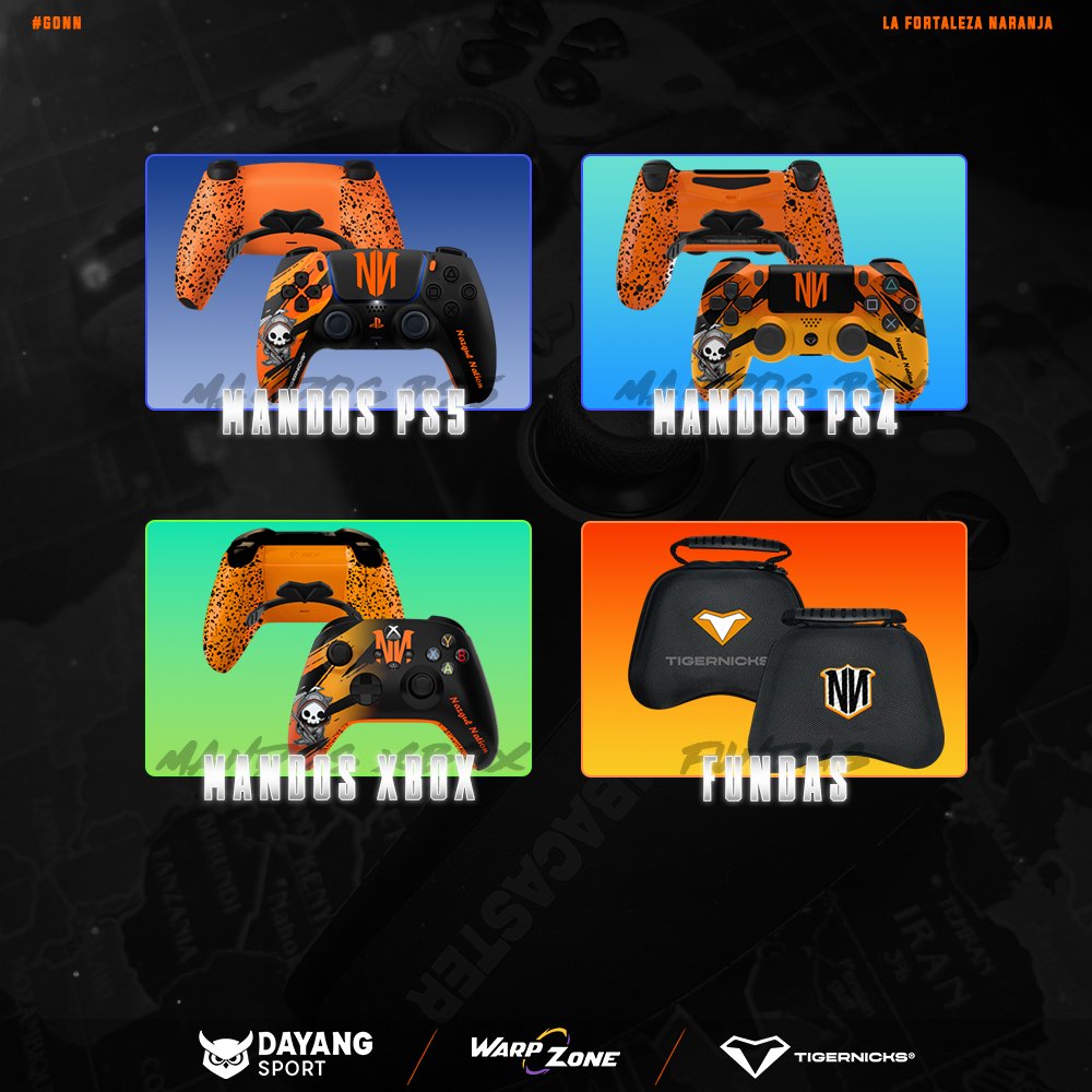 🚨 𝐂𝐎𝐃𝐈𝐆𝐎 𝐃𝐄𝐒𝐂𝐔𝐄𝐍𝐓𝐎

Utiliza el código "NAZGUL" en la tienda de <a href="/tigernicks/">Tigernicks</a> para un 5% de descuento en tu compra. 

Mando full competición tres modelos: 159,95€ &amp; 149,95€
✅Gatillos recortados &amp; joysticks magnéticos 
✅Paletas traseras tiger 
✅Grip bi tono para