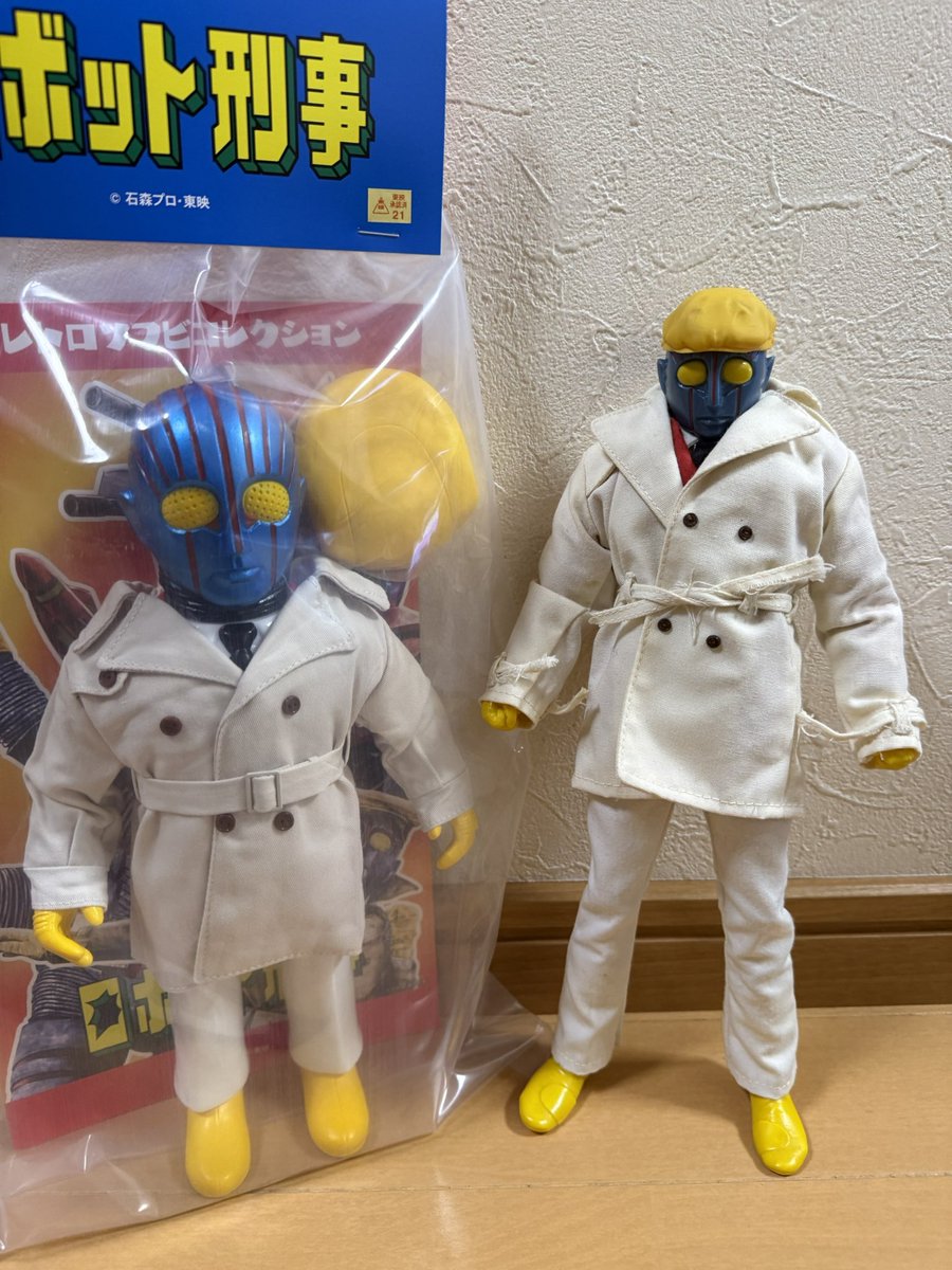 東映レトロソフビコレクションのロボット刑事KのコートVer.がようやく