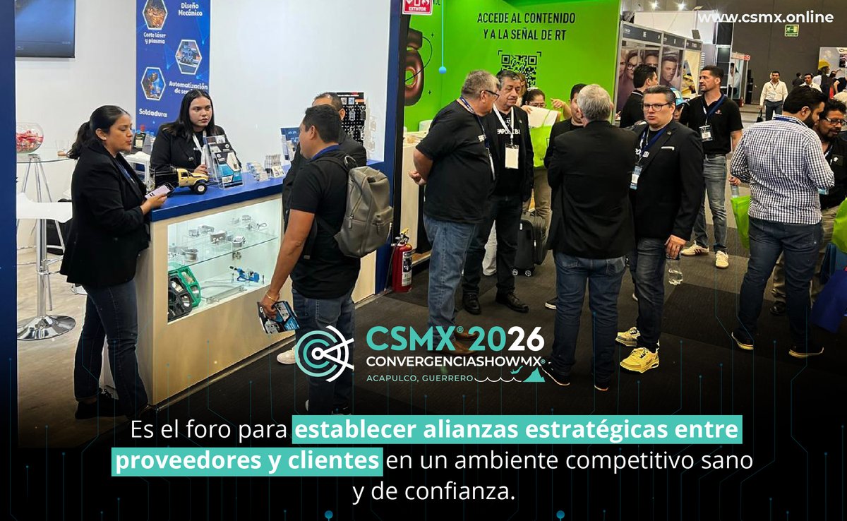 En cada edición de CSMX abrimos la puerta a nuevas oportunidades: Encuentros que pueden transformar el rumbo de una empresa. Nuestro objetivo es que cada participante salga con algo valioso: Una idea, un aliado o una visión renovada.
📌 Más información: convergenciashow.com.mx