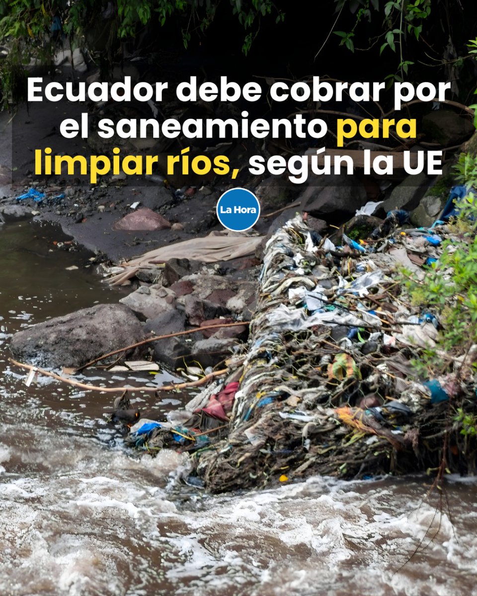 #SiTeLoPerdiste | Mientras la población no pague por el saneamiento 💵, Ecuador no podrá resolver la crisis de contaminación de sus ríos ni lograr una mejora en la salud pública 🩺, dijo a LA HORA el Jefe de cooperación de la Unión Europea (UE). 👉 lhra.ec/0v4GmnZ