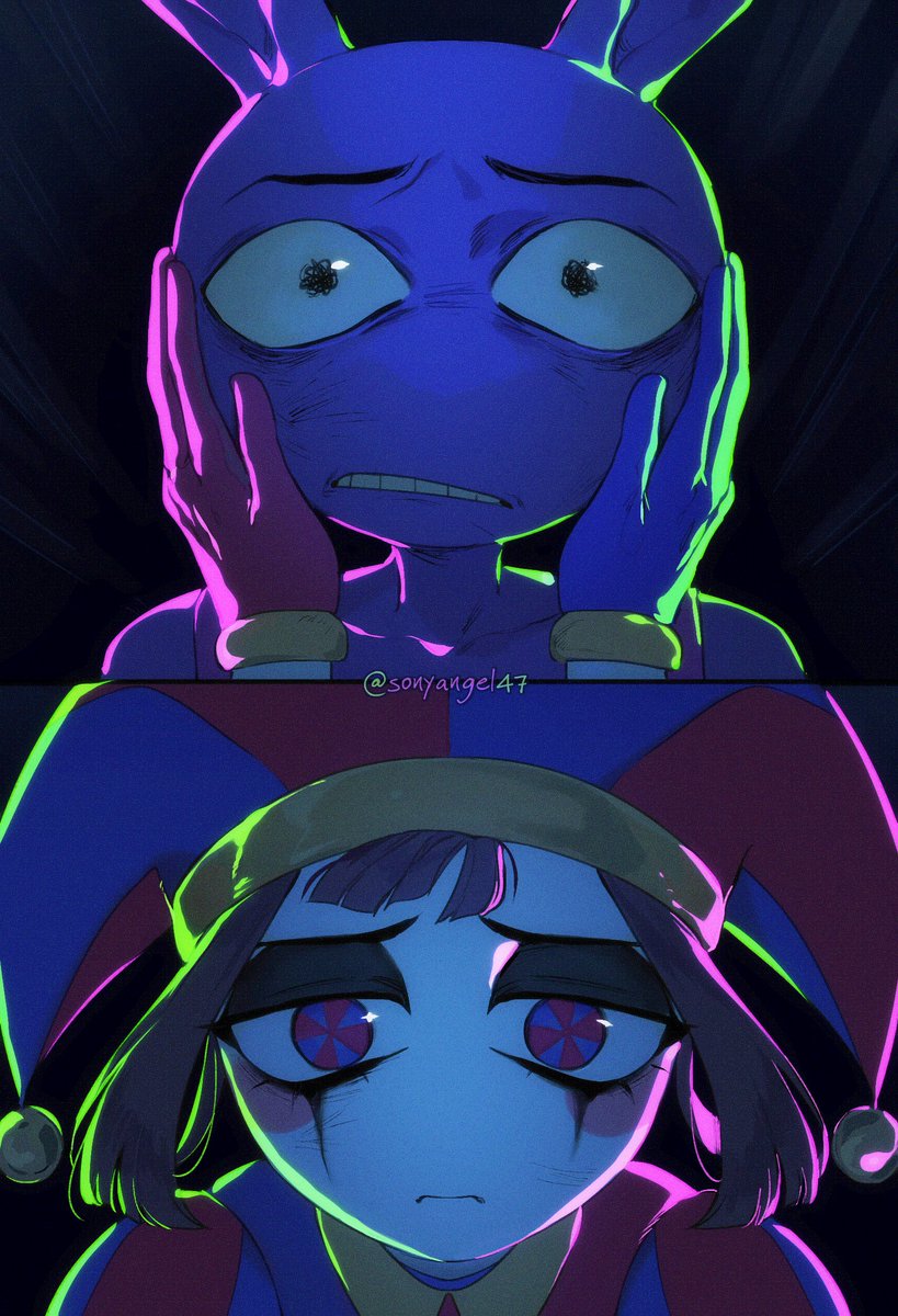 tadc x cyberpunk:edgerunners <\3
#pomni #jax #funnybunny #crossover #fanart