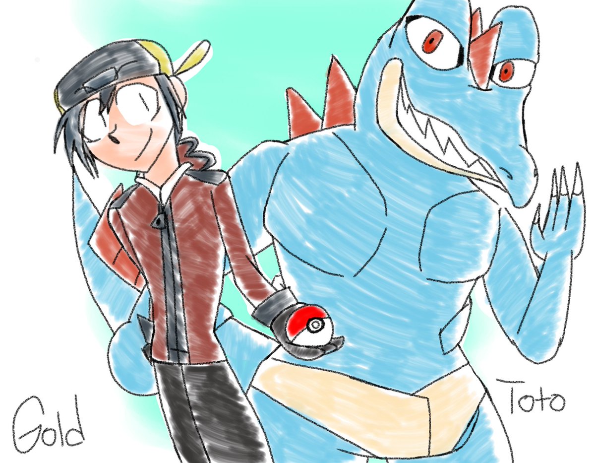 Traced_Morph's tweet photo. repost of old drawings for pokemon crystal's anniversary

#pokemon #pokemongsc https://t.co/uESQdoC47i