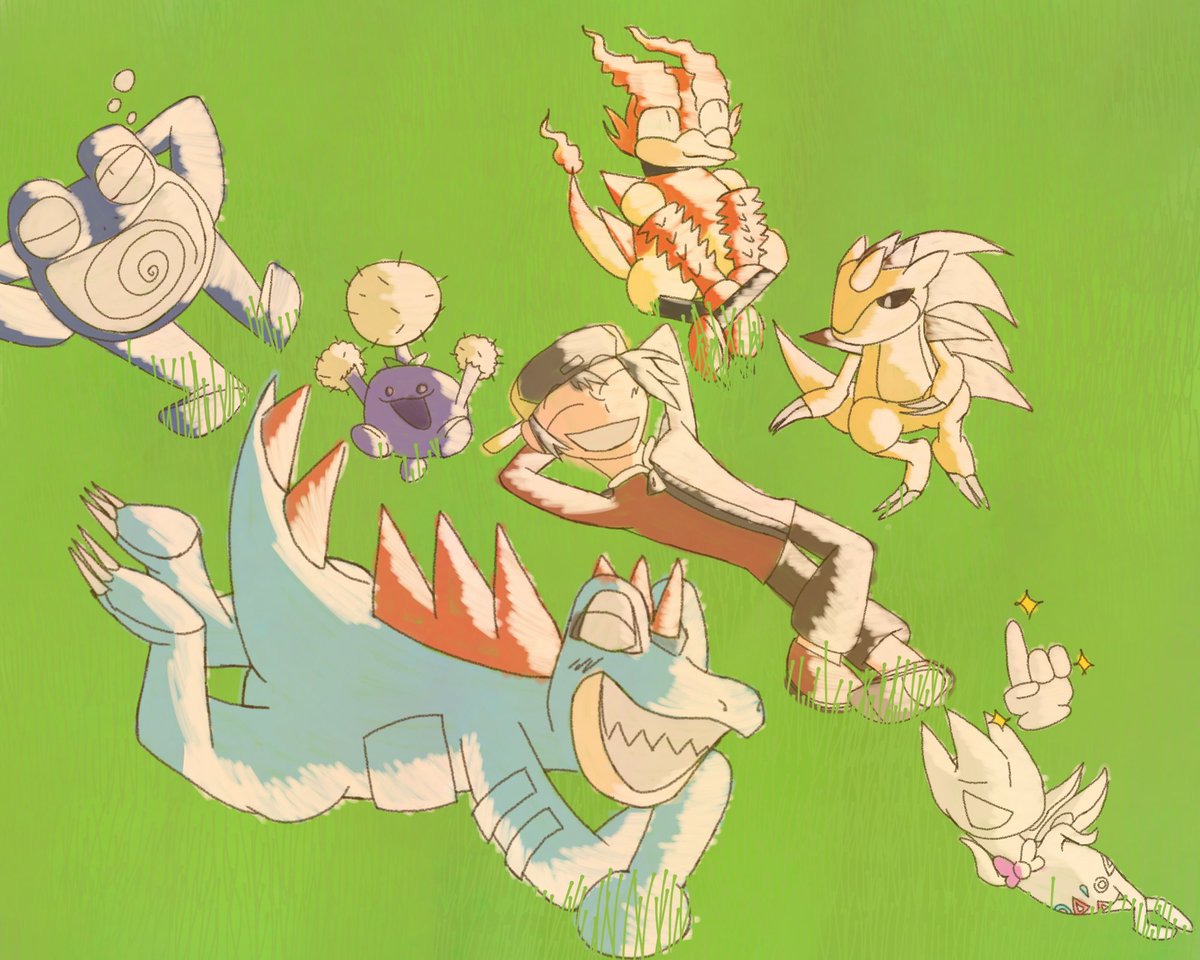 Traced_Morph's tweet photo. repost of old drawings for pokemon crystal's anniversary

#pokemon #pokemongsc https://t.co/uESQdoC47i