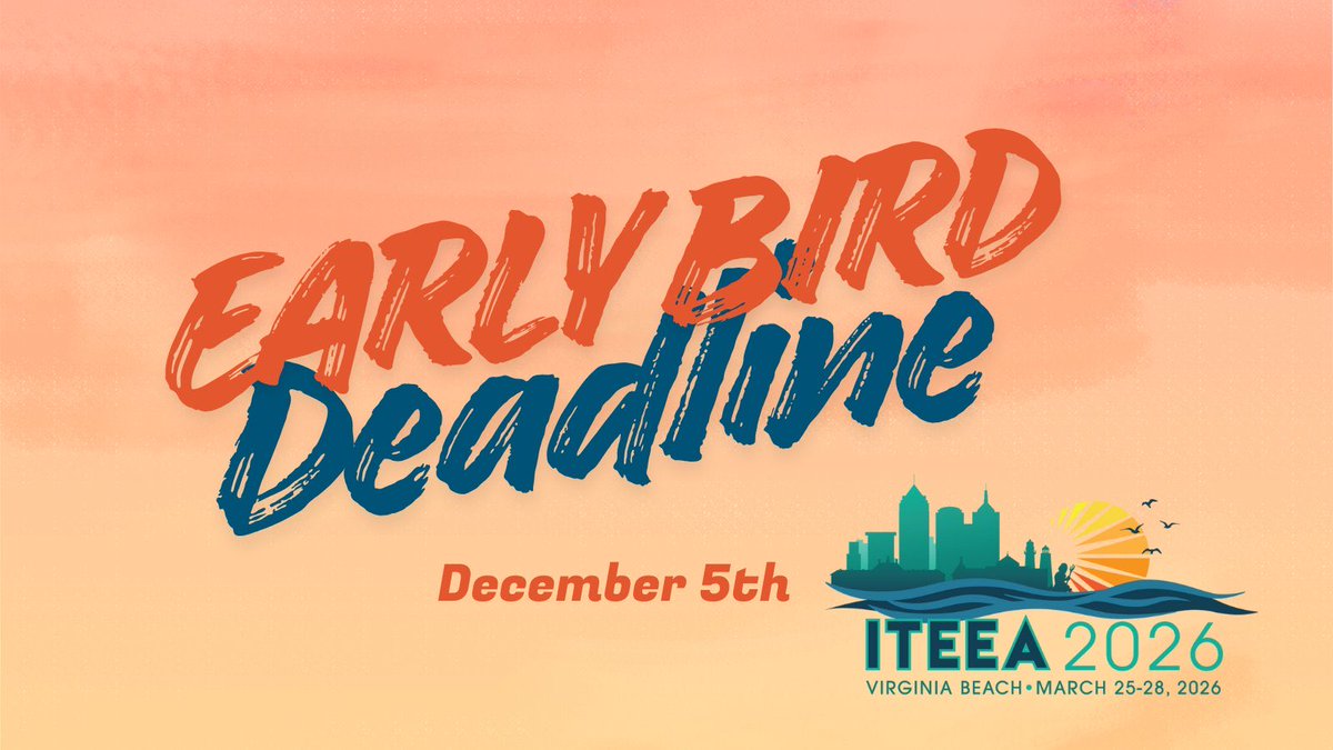 MCPSYouMatter's tweet image. Have you registered? I was invited to present at the ITEEA 2026 Annual Conference in Virginia Beach for the STEM Showcase! Grateful for the opportunity to share our work and learn alongside incredible educators. 🚀 #STEMed #FutureReady @iteea