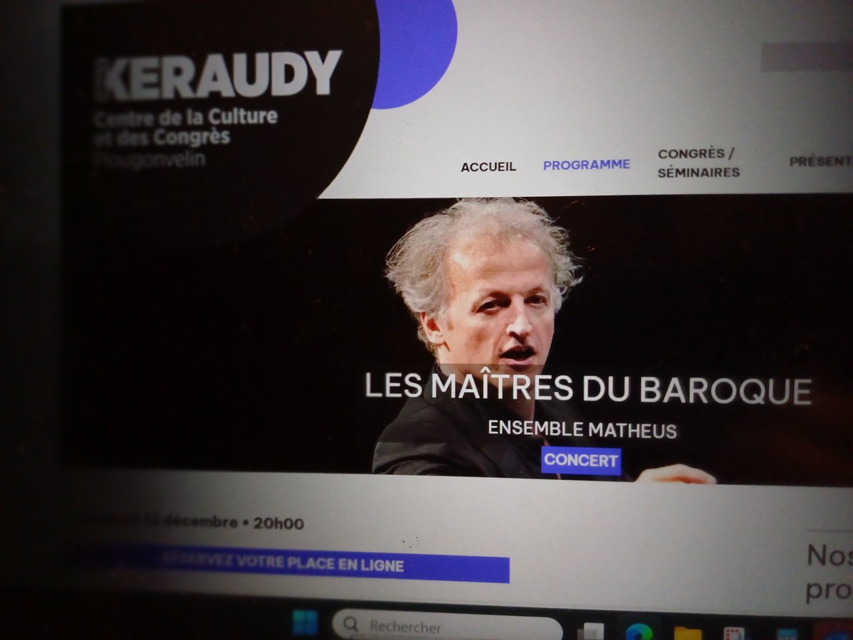 Ce soir L'Ensemble Matheus était en concert à l'Espace Keraudy de Plougonvelin. Cet ensemble dirigé par Jean-Christophe Spinosi a rendu hommage à la richesse du répertoire baroque : Jean-Sébastien Bach, Georg Philipp Telemann et Antonio Vivaldi. Un magnifique moment suspendu...