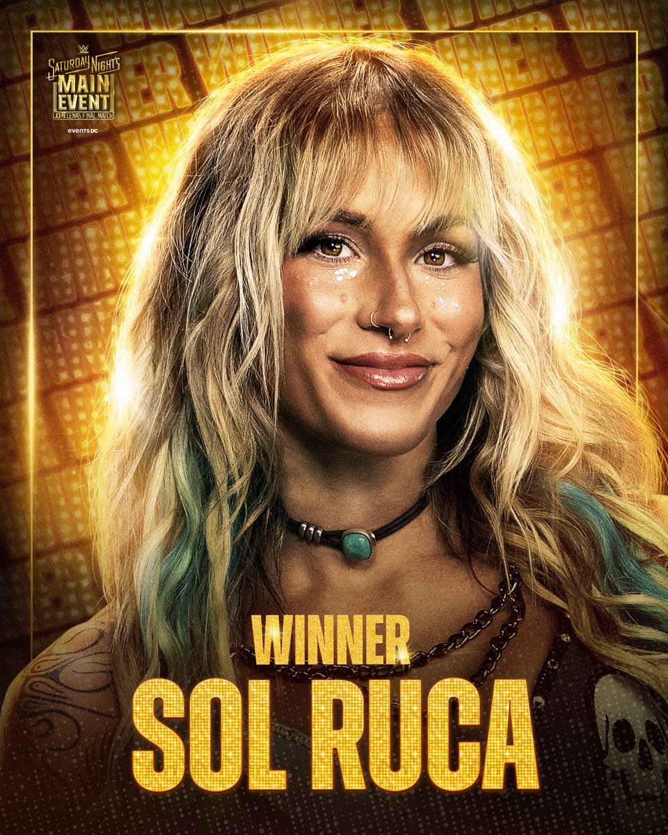 WWE's tweet image. Statement. Made. 

Sol Ruca grabs a career-changing win at #SNME! 

@SolRucaWWE