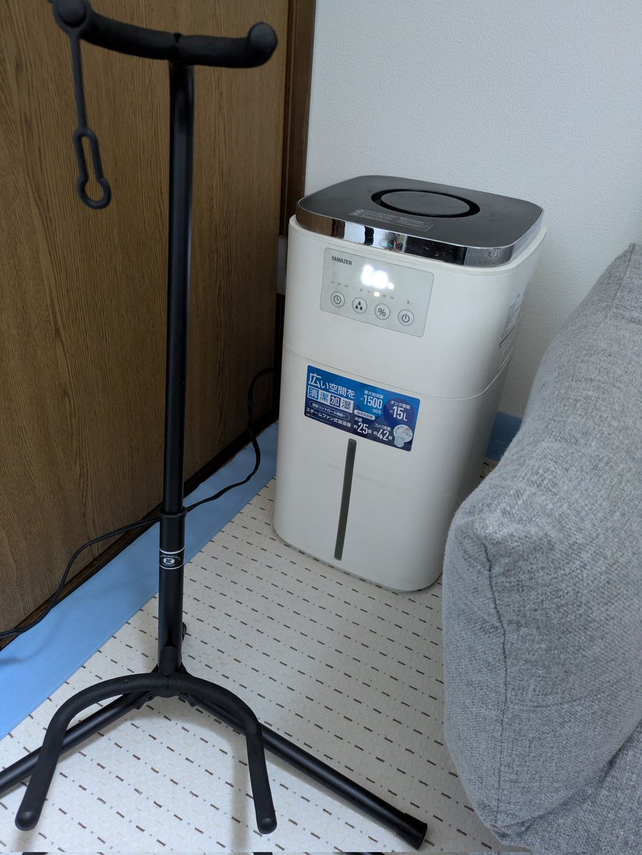 ちゃんと出した、偉いぞ俺。
デカすぎて風呂場でしか水の補給ができない。