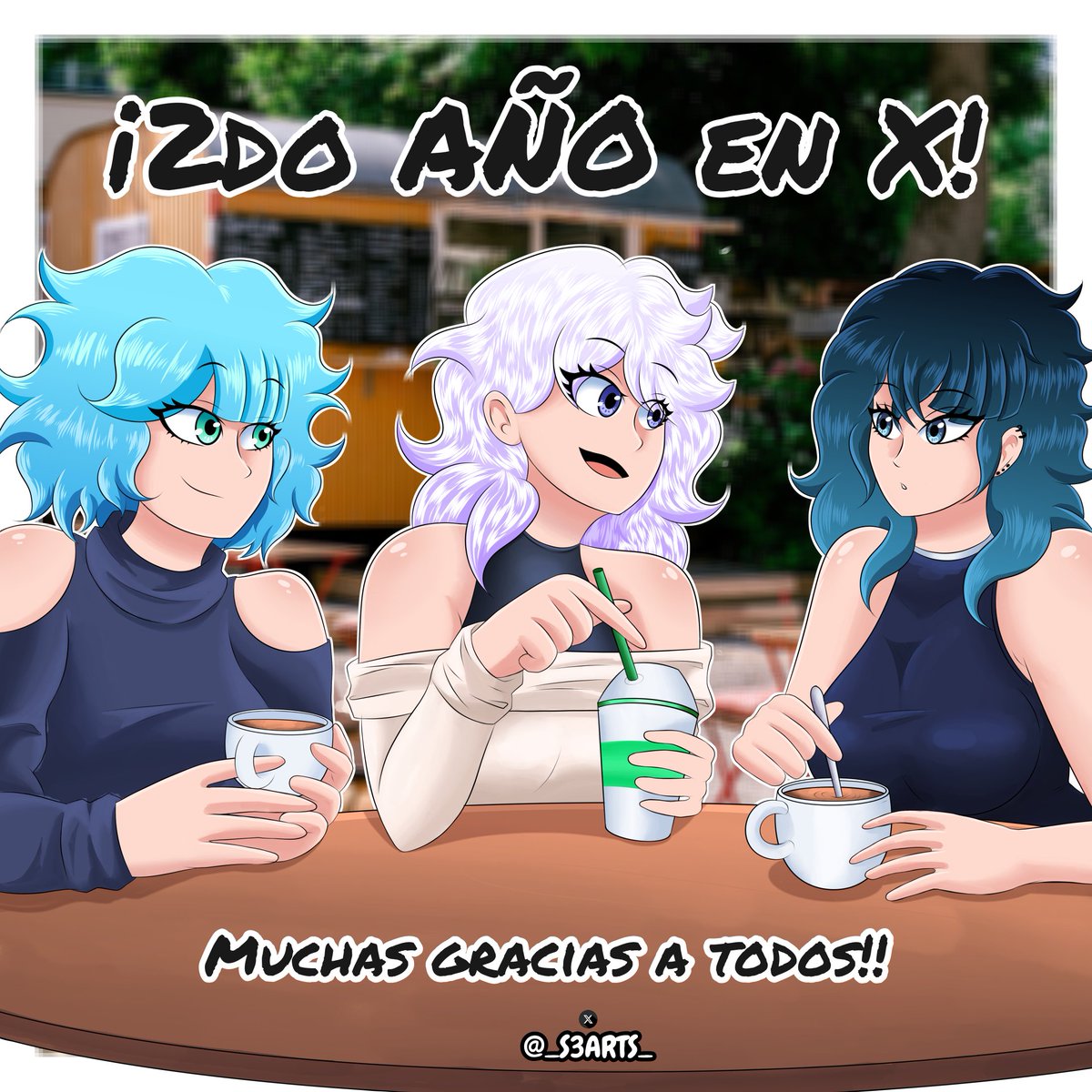 _S3ARTS_'s tweet photo. ✨✨✨2DO ANIVERSARIO✨✨✨

MENSAJE PARA TODOS:

Hola a todos hoy se cumplen 2 años de haber creado mi cuenta acá en Twitter!

Muchas gracias a todos me alegra saber que a muchos de ustedes les gustan mis dibujos y esperan con ansias cada dibujo que pueda publicar y cuando me dicen que les gustan o les parece lindo me llena de alegría. Dibujo no solo para mí sino para ustedes también de verdad no hay palabras por el enorme apoyo y crecimiento que me han dado. Muchísimas gracias a todos por cada apoyo recibido a mis dibujos y en algunas ocasiones incluso hacia mi

No les voy a mentir 2025 ha Sido un año turbulento, no tanto en estadísticas en mi cuenta si no en cuanto Ami se refiere, lleno de momentos algo tristes y que muchas veces sentía que ya no daba para más, pero trate de seguir adelante y no tratar de recaer y derrumbarme.

Solo les puedo decir que quiero seguir aquí y quiero mejorar, como dibujante, persona, etc. Quiero que 2026 sea un año próspero y que me traiga alegría y sobre todo también a ustedes, cumplan sus sueños, sus metas y sigan su corazón

Les dejo este dibujo que preparé para esta ocasión, vamos a por ese 3er año y que ojalá sigamos creciendo y lleguemos a muchas más personas.

Espero que hayan tenido un lindo 2025, espero que también puedan seguir disfrutando mis dibujos y espero poder seguir dibujando muchos dibujos más para ustedes 

Me despido, mucha suerte a todos y que todos sus deseos se cumplan✨

-S3ARTS