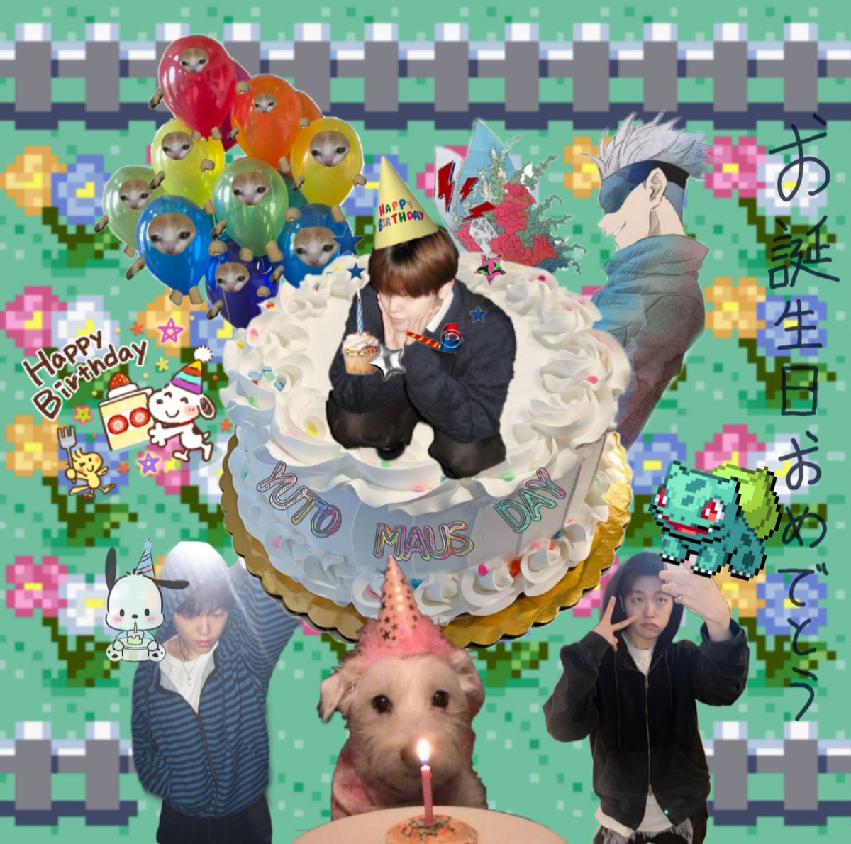 HAPPY BIRTHDAY TAKANO YUTO MAUS 😼🐶