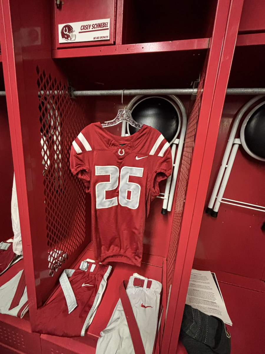 Thank you <a href="/CoachFranzen/">Matt Franzen</a> with <a href="/HCBroncoFB/">Hastings College Football</a> for the offer and the amazing visit today! <a href="/Coach_MGeiger/">Mitch Geiger</a> <a href="/coach_ksuttles/">Kyle Suttles</a> #allglorytogod