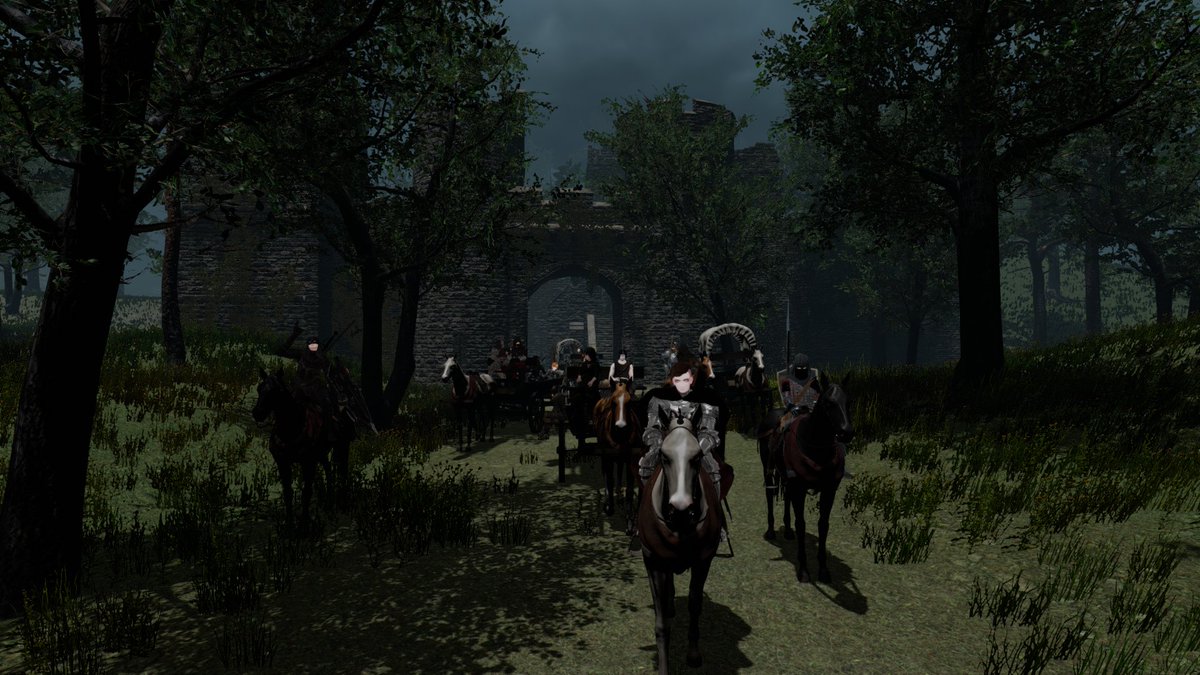 SinsOfEvarda's tweet photo. Sins of Evarda is a dark fantasy/horror roleplay LARP with an ensemble cast of over 60 characters acted out LIVE on Fridays at 7:30pm EST on VRChat.

Last night we completed Episode 4: "Advancement". Players faced off against threats both temporal and supernatural! Snippets: https://t.co/L6NVHlZAeV