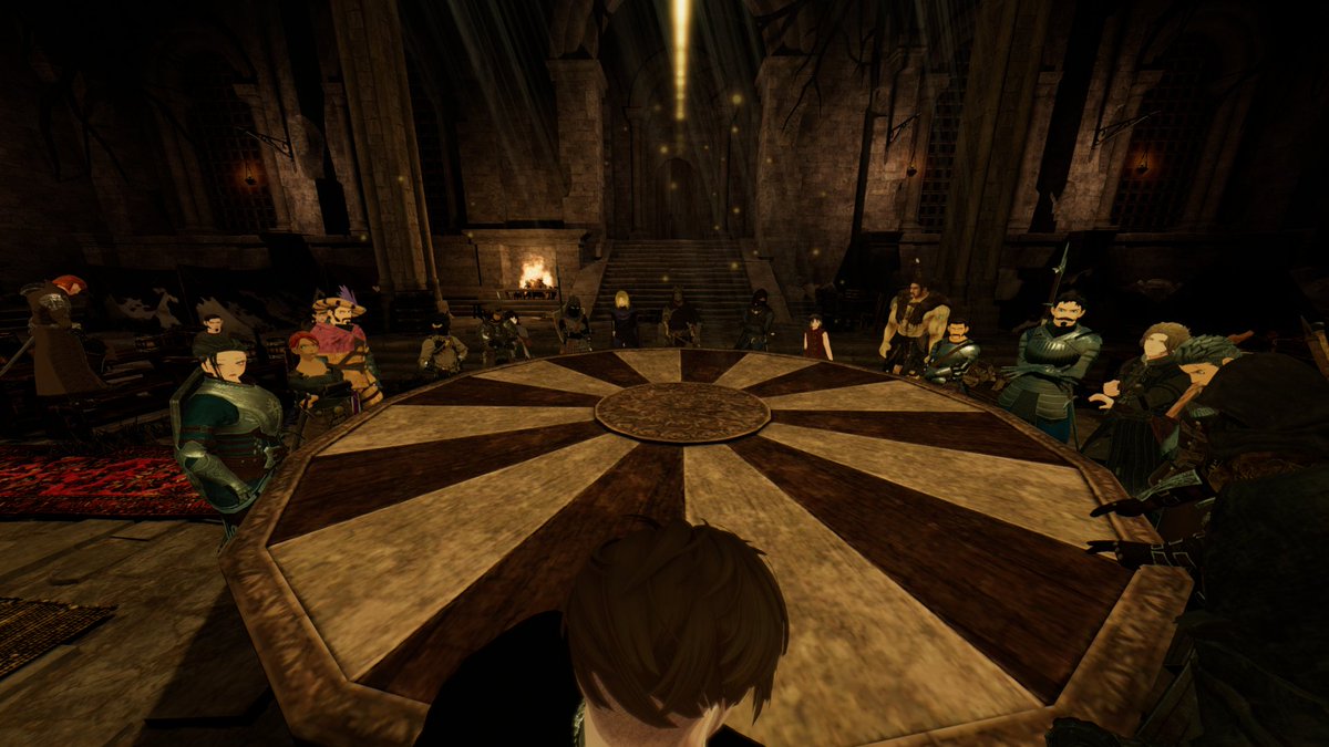 SinsOfEvarda's tweet photo. Sins of Evarda is a dark fantasy/horror roleplay LARP with an ensemble cast of over 60 characters acted out LIVE on Fridays at 7:30pm EST on VRChat.

Last night we completed Episode 4: "Advancement". Players faced off against threats both temporal and supernatural! Snippets: https://t.co/L6NVHlZAeV
