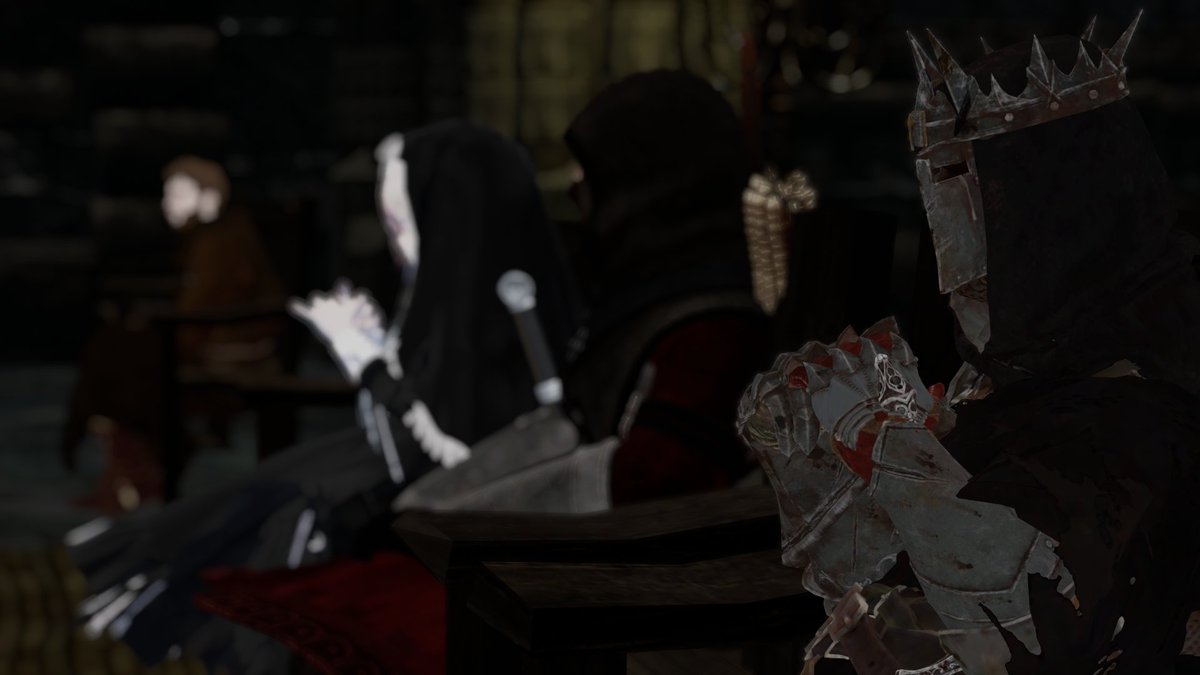 SinsOfEvarda's tweet photo. Sins of Evarda is a dark fantasy/horror roleplay LARP with an ensemble cast of over 60 characters acted out LIVE on Fridays at 7:30pm EST on VRChat.

Last night we completed Episode 4: "Advancement". Players faced off against threats both temporal and supernatural! Snippets: https://t.co/L6NVHlZAeV