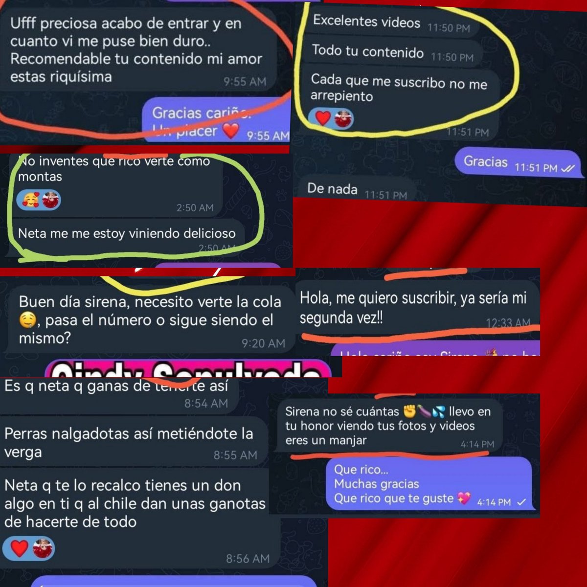 Gracias por sus miles de recomendaciónes...
t.me/Sindysasirena1