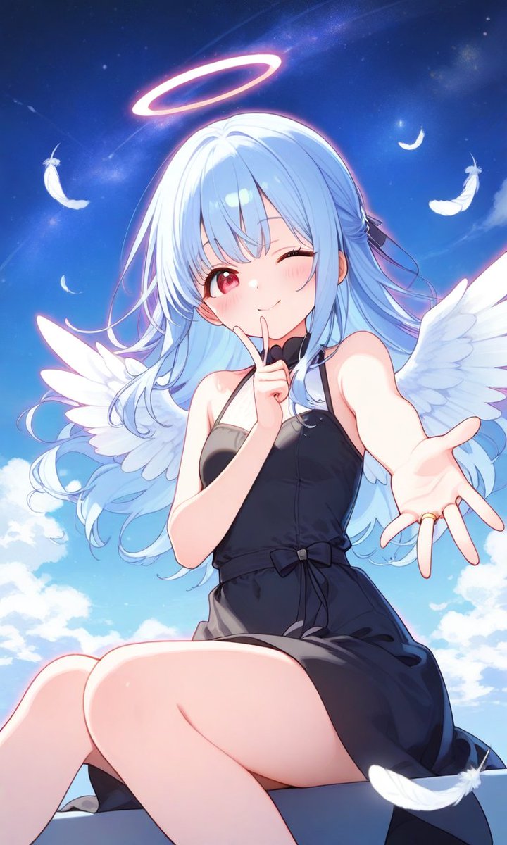 見た人も無言で黒の衣装を披露する