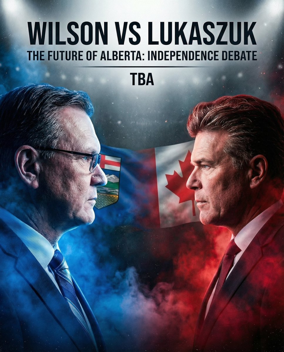 RiseOfAlberta's tweet image. Day 1 of making Thomas Lukazsuk sightly smaller in this poster until he accepts the debate with Keith Wilson.