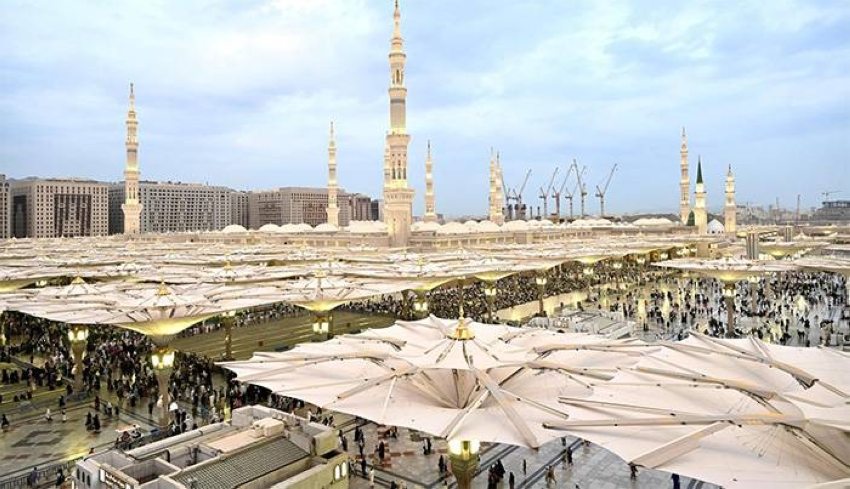 مظلات المسجد النبوي.. دقة التقنية والإبداع الفريد #روح_المدينة 