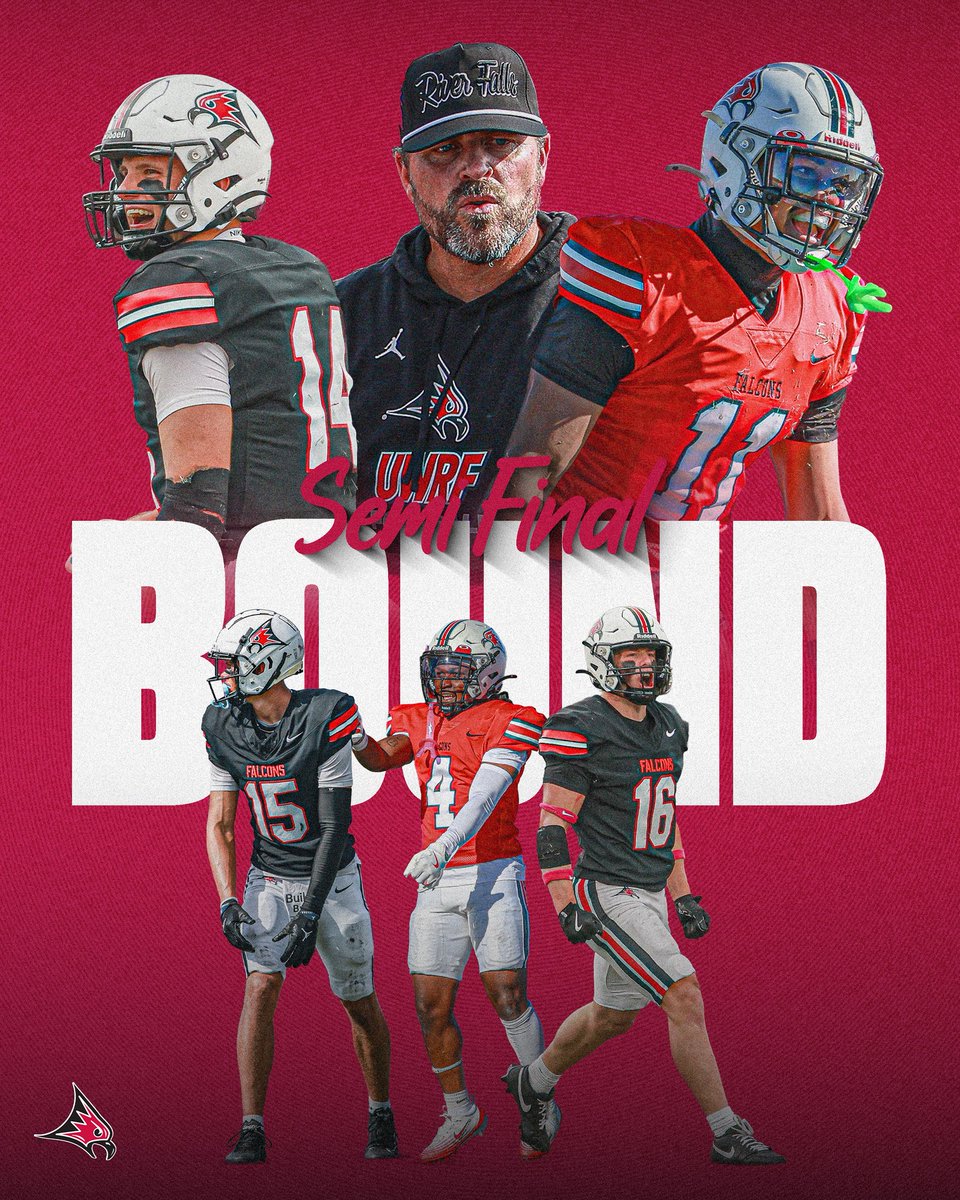 WE’RE GOING TO THE SEMI-FINALS!!!!!! LOVE THIS TEAM!! LOVE THESE COACHES!!!

<a href="/UWRFFalcons/">UW-River Falls Athletics</a> | <a href="/UWRFFootball/">Falcon Football</a>