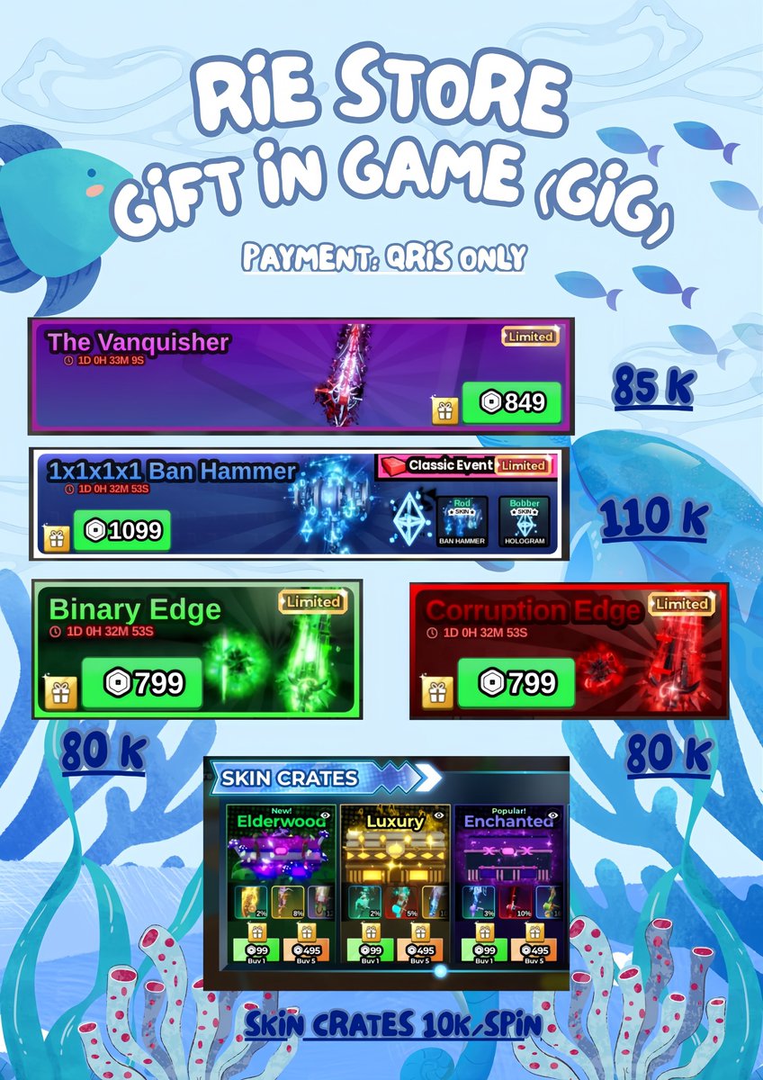 yuk tinggal sehari lagi skin limitednya.