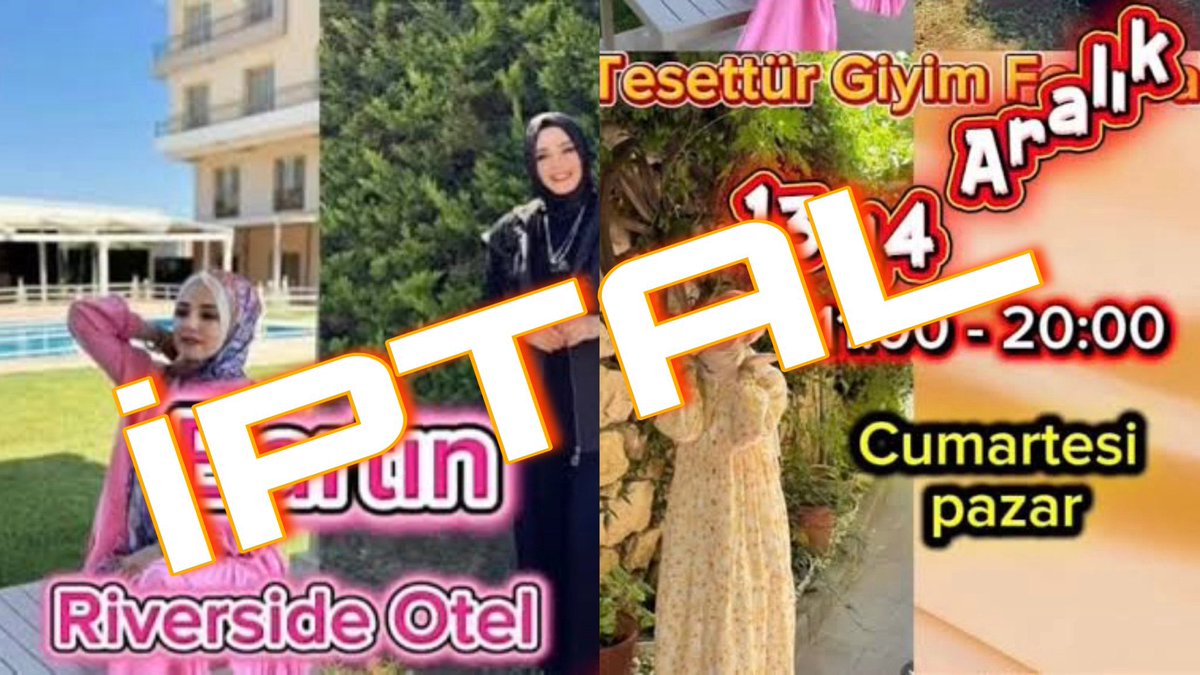 BARTINYEREL's tweet photo. Bartın Belediyesi’nin tesettür giyim festivalini iptal etmesi tepki topladı https://t.co/WaolV4L9DS