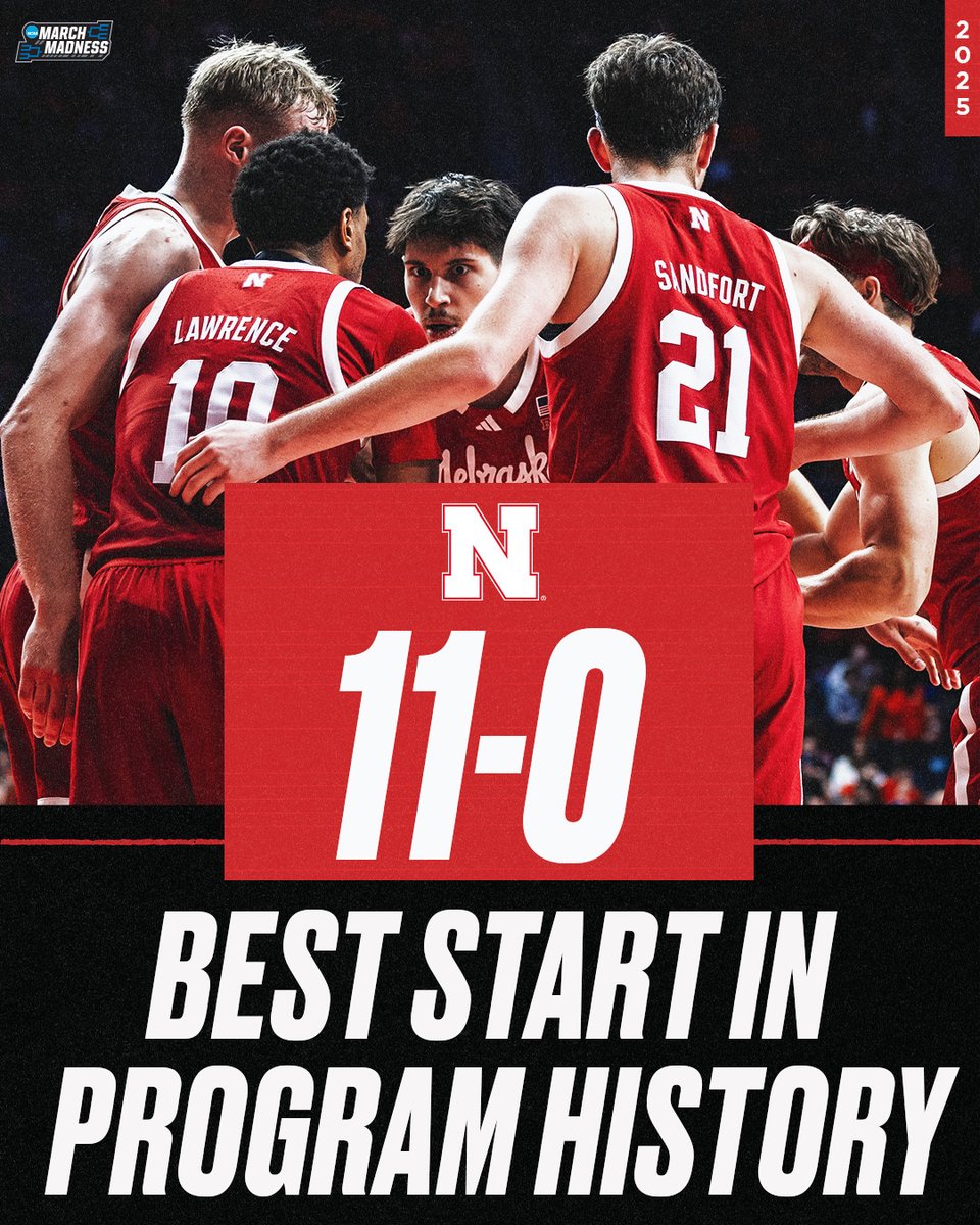 MarchMadnessMBB's tweet image. History being made in Lincoln 👀