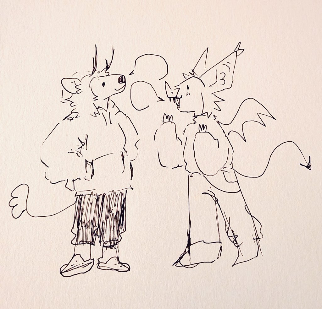 peachbeep's tweet photo. been drawing my besties lately #furryart https://t.co/QznTYFkenD