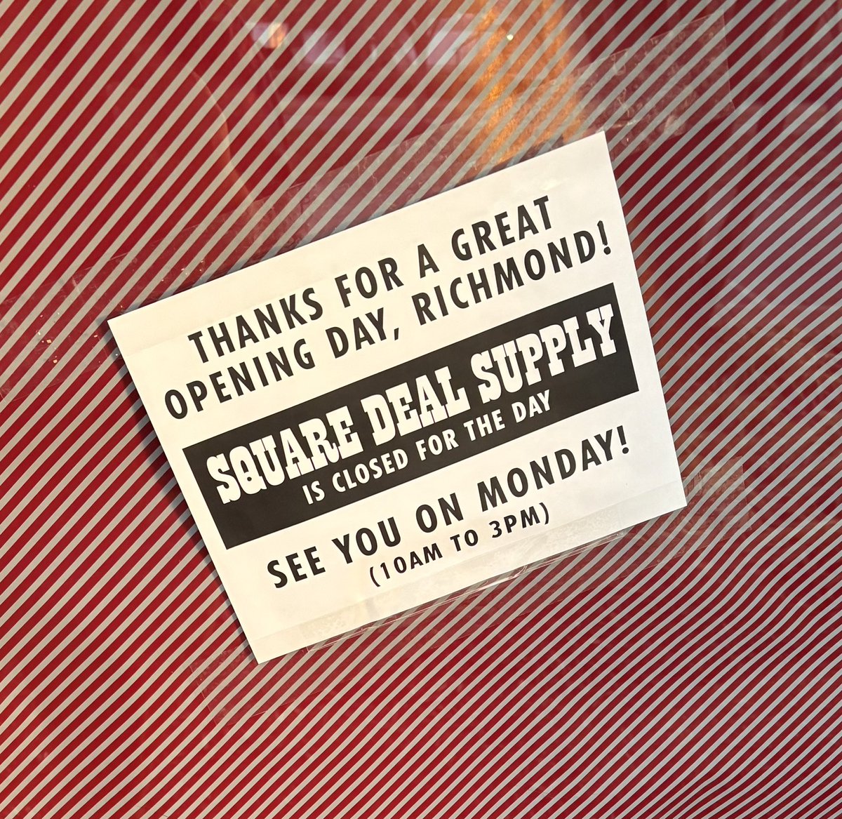 Square Deal Supply tweet media