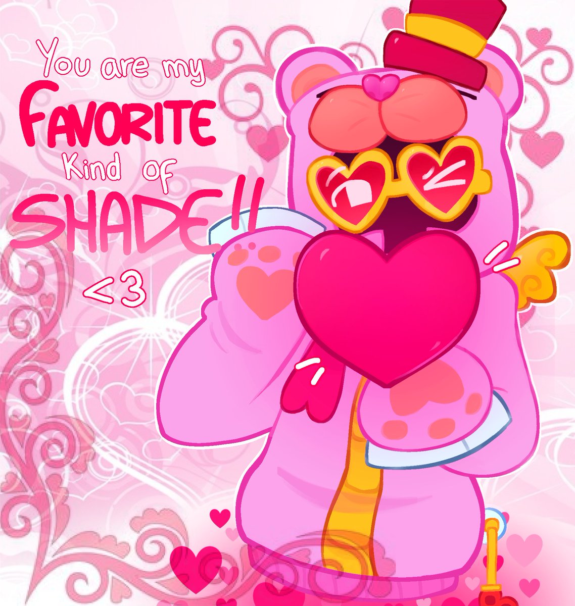 nazz_heartzhade's tweet image. Brawlentine's bear shade!!! 💕💕

#BrawlStars #shade #shadebrawlstars #brawlstarsfanart #fanart