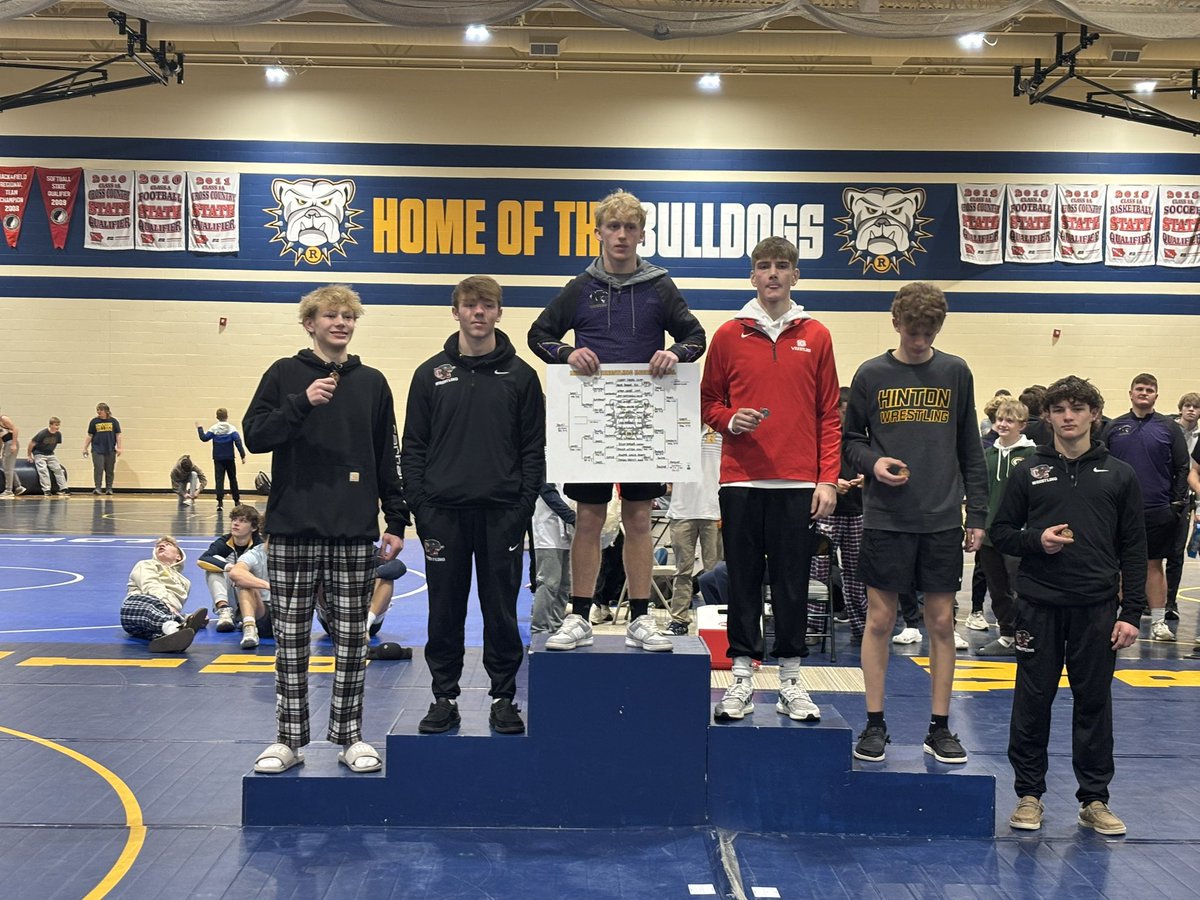 Wheeler_Wrestle's tweet photo. The Wheelers had 4 placers in the varsity tournament in Riverside today. 

Leyton 2nd
Lane 2nd
Jon 4th
Ethan 6th

We also had two jv champs and threes 2nd place finishers. Congrats to all. https://t.co/dnlv1aQV4m
