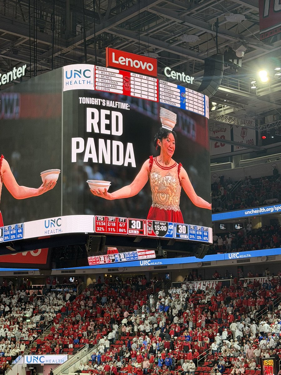 NC Stare pulling out all the stops!

RED PANDA!!!