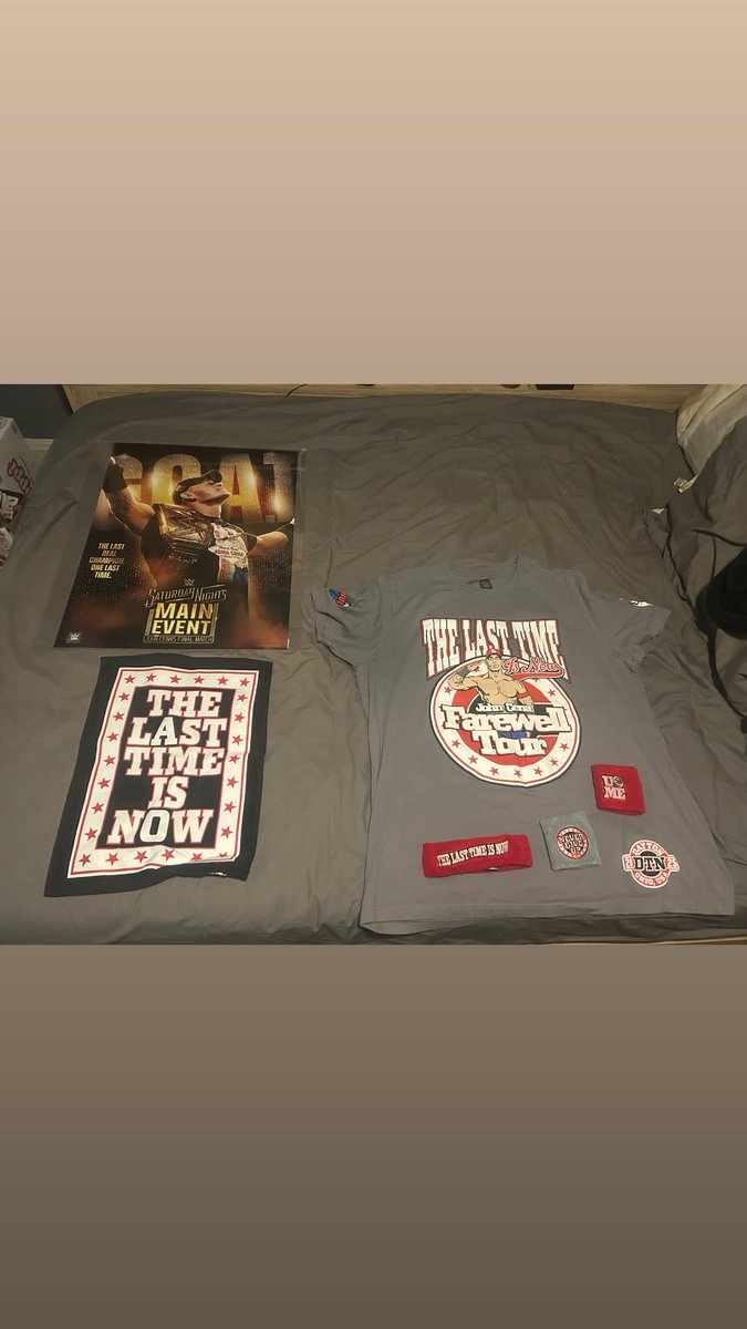 _drkrye's tweet photo. I will never forget this amazing moment in my life the only live show I've gone too and the only time l've got to watch him wrestle thank you to my amazing grandparents who made a bucket list memory come to life. Thank you for being my one of my inspirations and showing what it's truly like to never give up and to keep working on your dreams and goals. You being peacemaker also is phenomenal and so ready for season three. So excited to watch your final match. Thank you for all the years in the business. One of One will never be another.🫡🐐🤼‍♂️ #ThankYouCena #NeverSeen17#GrandSlam#HustleLoyaltyRespect @JohnCena