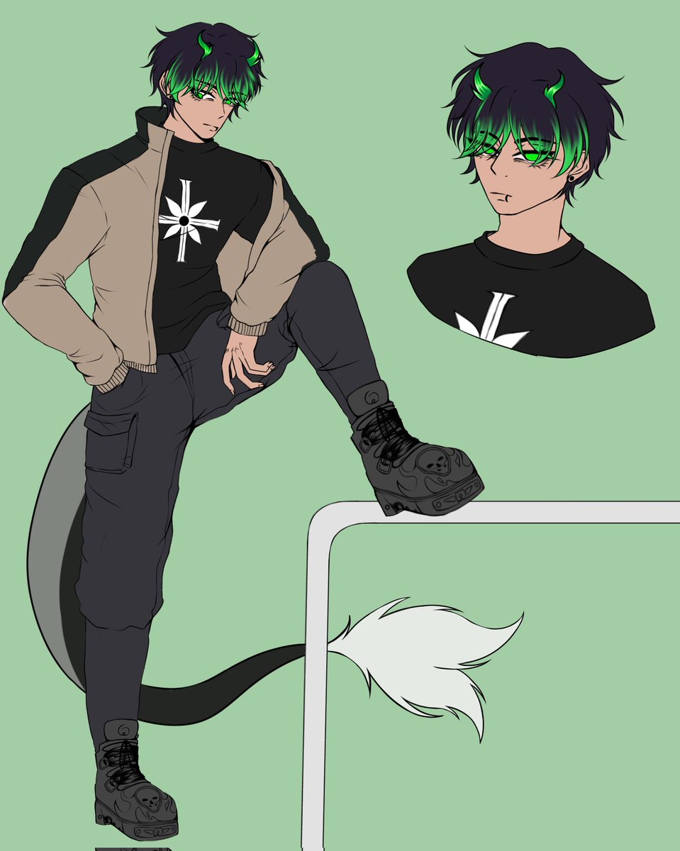 Keisaro04's tweet photo. Art trade together withhhhh @The_MaskedDruid ! Drew my bros fursona Vinny as a human being! 

Love trading art with you bud!

#arttrade #digitalart #artist https://t.co/iNbPfyjrpk